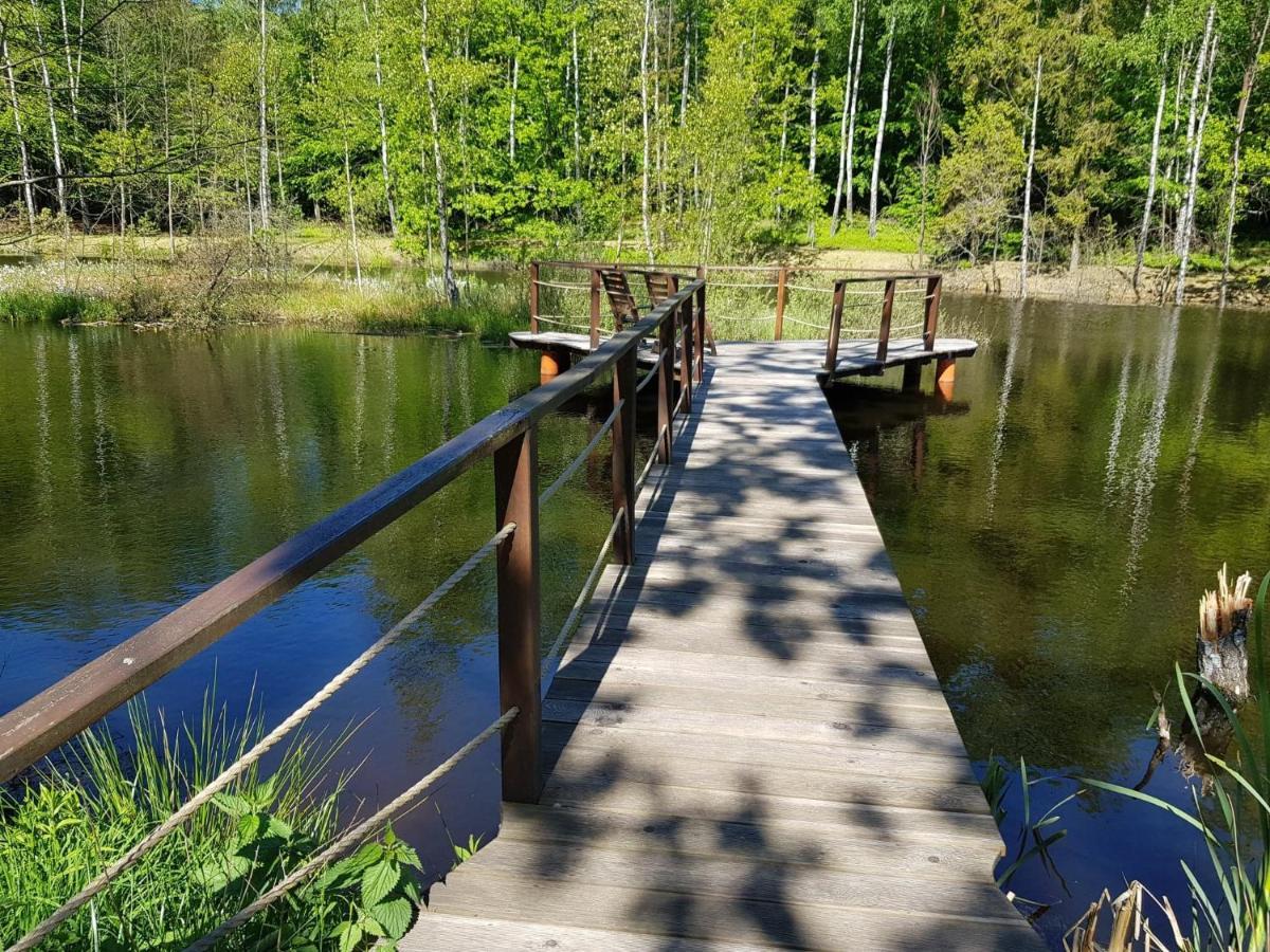 Osada Skoczkowo Komfortowe Domki Z Jacuzzi Nad Jeziorem- Sauna- Balia- Prywatny Staw Wedkarski Podiazy Εξωτερικό φωτογραφία