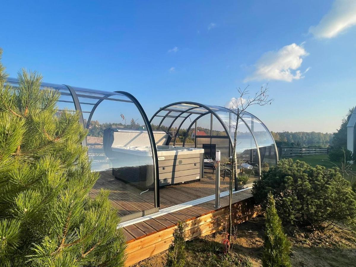 Osada Skoczkowo Komfortowe Domki Z Jacuzzi Nad Jeziorem- Sauna- Balia- Prywatny Staw Wedkarski Podiazy Εξωτερικό φωτογραφία