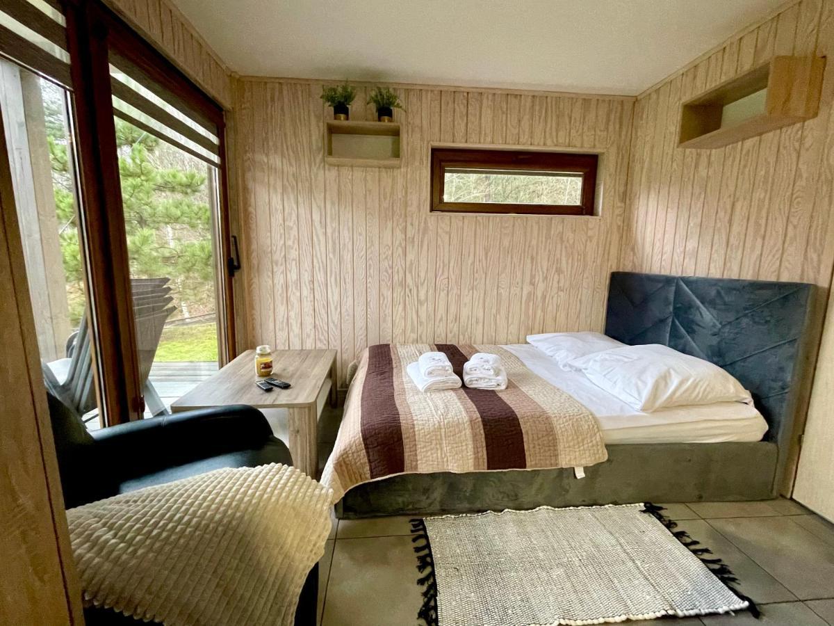 Osada Skoczkowo Komfortowe Domki Z Jacuzzi Nad Jeziorem- Sauna- Balia- Prywatny Staw Wedkarski Podiazy Εξωτερικό φωτογραφία